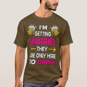 Mens JGA Costume Men Stag Night Groom T-Shirt