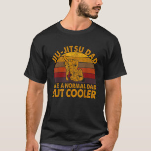 Mens Jiu Jitsu Vater Retro BJJ Brasilianischer Juj T-Shirt