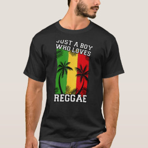 Mens Just a Boy, die Reggae Jamaica Music Ras Lieb T-Shirt