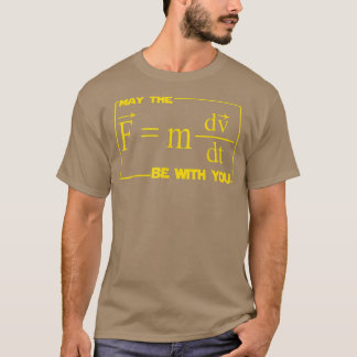 Mens kann die (F=mdvdt) bei Ihnen Ingenieur Scienc T-Shirt