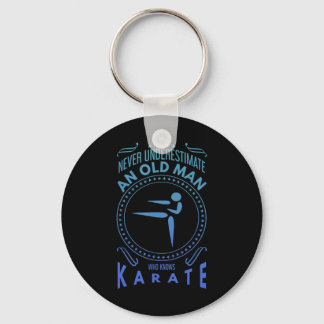 Mens Karate Graphic - Unterschätzen Sie niemals ei Schlüsselanhänger
