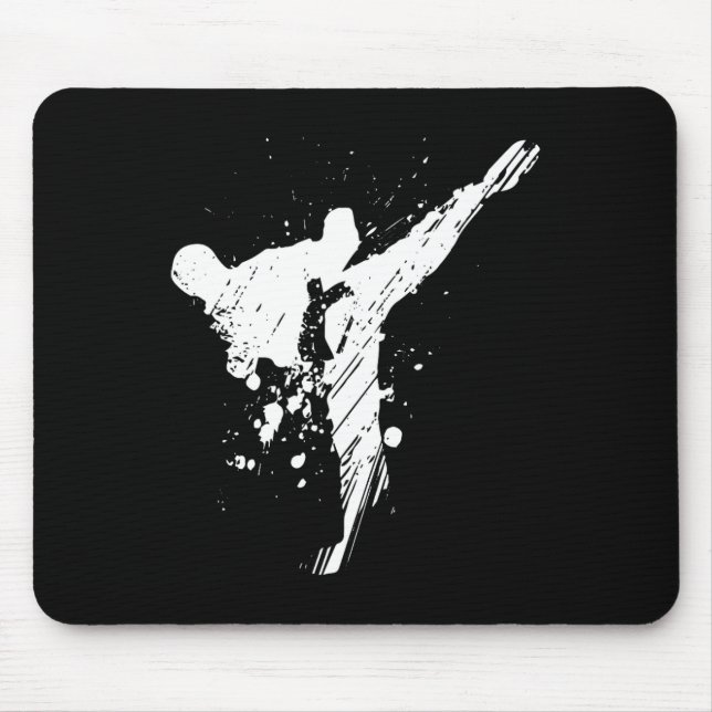 Mens Karate Shirt Mousepad (Vorne)