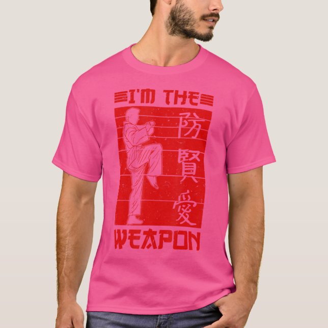 Mens Karateka Ninja Taekwondo Ich bin der Weapon K T-Shirt (Vorderseite)
