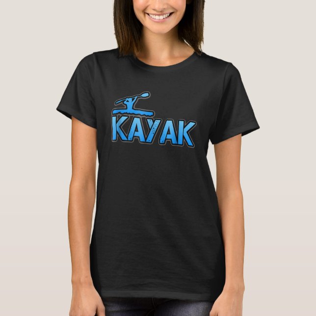 Mens Kayak T - Shirt Womens Kayak Shirt S-5XL (Vorderseite)