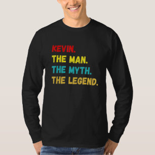 Mens Kevin Der Mensch Der Mythos der Legende T-Shirt