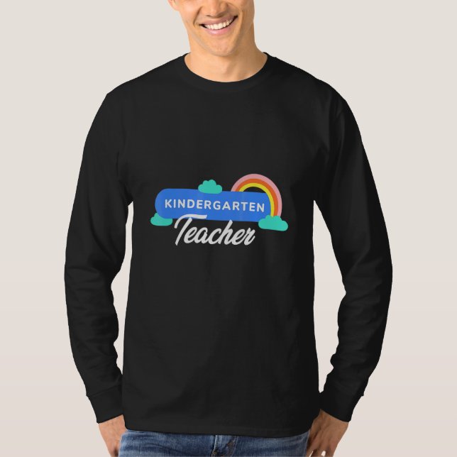 Mens Kindergarten Lehrerin Virtual Learning School T-Shirt (Vorderseite)