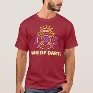 Mens King of Darts Darts Dartboard Dart T-Shirt