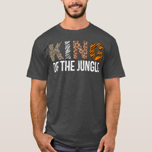 Mens King of the Jungle Birthday Safari Leopard T-Shirt