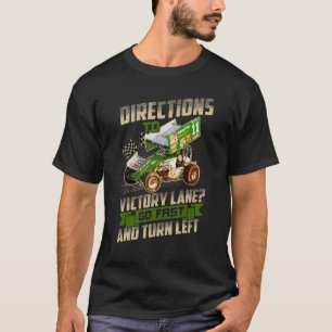 Mens Kinser Richtung Sieger Lane Dirt Track S T-Shirt