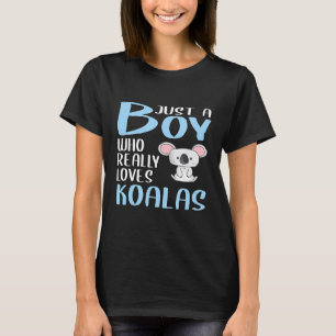 Mens Koala Bär nur ein Junge, der wirklich Koalas T-Shirt