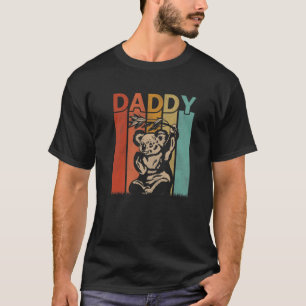Mens Koala Retro Style Vintag Daddy Graphic Fathe T-Shirt