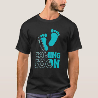 Mens kommen bald Expectant Vater Vater T-Shirt