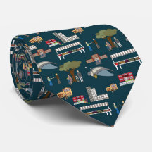 Mens-Krawatte, überall, wo wir im Dienst sind