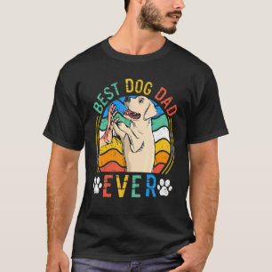 Mens Labrador Retriever Best Dog Vater Ever Dog T-Shirt