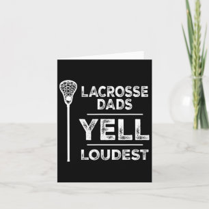 Mens Lacrosse Vater Fathers Day Sportgeschenk T-Sh Karte