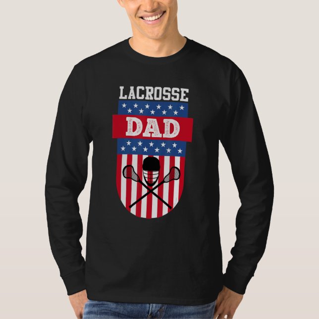 Mens Lacrosse Vater T-Shirt (Vorderseite)