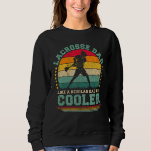Mens Lacrosse Vater wie ein regulärer Vater Lacros Sweatshirt