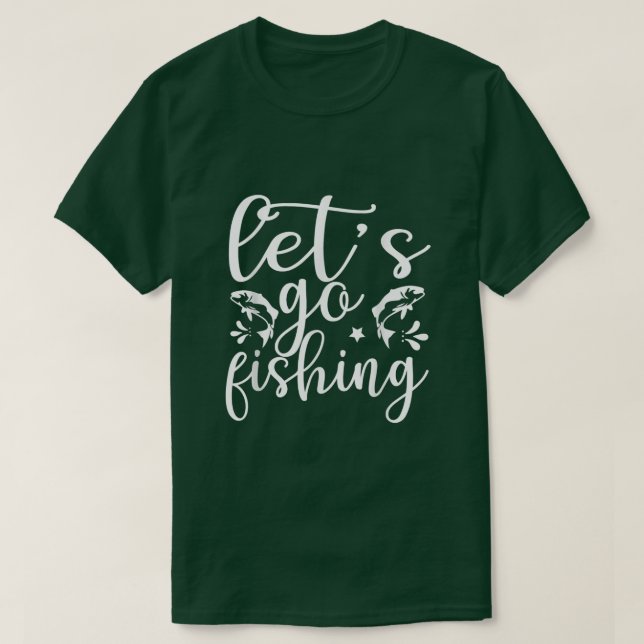 Mens Lass Fishing Funny Fishing Lover Geschenke T-Shirt (Design vorne)