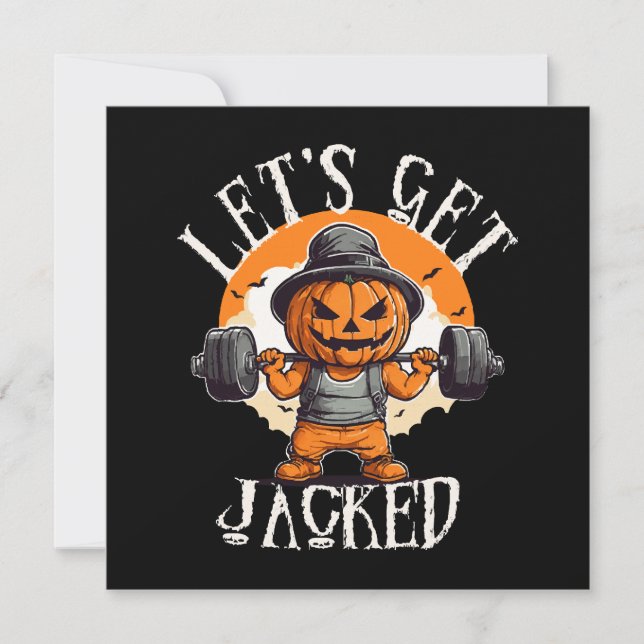 Mens Lasse Jacked Pumpkin Jack-O-Lantern Funny (Vorderseite)