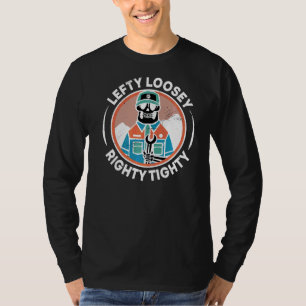 Mens Lefty Loosey Mechanikingenieur T-Shirt