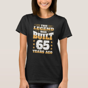 Mens Legend erbaut vor 65 Jahren 65. Geburtstag T-Shirt