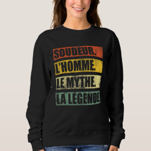 Mens Legend Welder Fun für Schweißer Vintag Sweatshirt