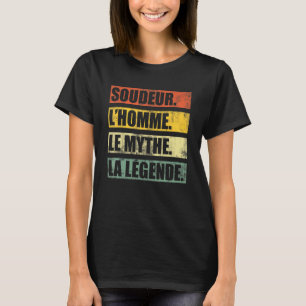 Mens Legend Welder Fun für Schweißer Vintag T-Shirt