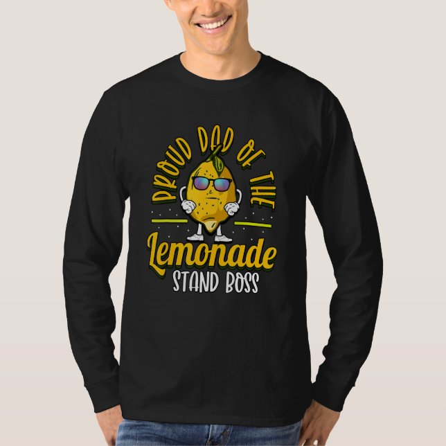 Mens Lemonade Stand Security Vater T-Shirt (Vorderseite)