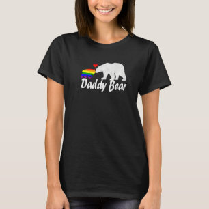 Mens Lgbt Daddy Bear Gay Pride Equal Rights Rainbo T-Shirt