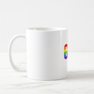 Mens LGBT Gay Pride Shirt Sounds Gay Rainbow Color Kaffeetasse