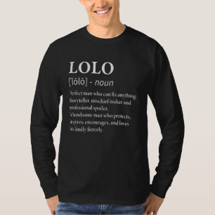 Mens Lolo Definition Philippino Großvater T-Shirt