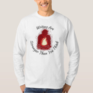 Men's Long Sleeve T Shirt - Writers are Stranger