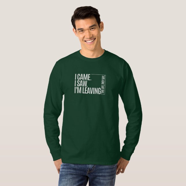 Men's Long Sleeve Tee | Sarcastic Fall Layering |  (Vorne ganz)