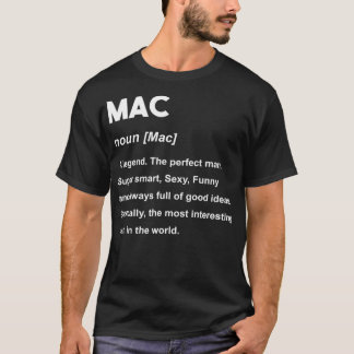 Mens Mac Name T-Shirt