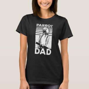 Mens Macaw Bird Parrot Vater Parakeet T-Shirt
