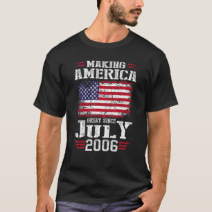 Mens macht Amerika seit Juli 2006 zum großen Gebur T-Shirt