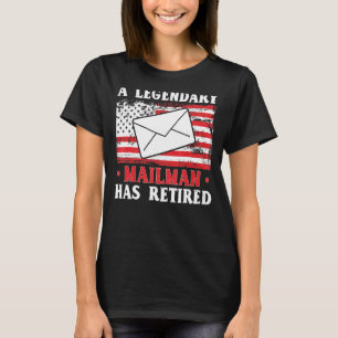 Mens Mailman hat Postarbeiter Postman Del T-Shirt