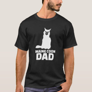 Mens Maine Coon Cat Vater T-Shirt