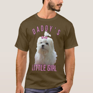 Mens Maltese Hunde Vater Eigentümer Liebe Dog Pict T-Shirt