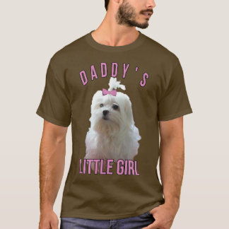 Mens Maltese Hunde Vater Eigentümer Liebe Dog Pict T-Shirt