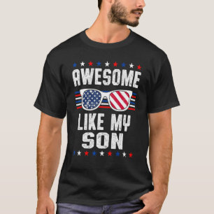 Mens Mama Vater Zitat Phantastisch wie mein Sohn g T-Shirt