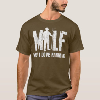 Mens Man I Liebe Landwirtschaft Bauer Züchter T-Shirt