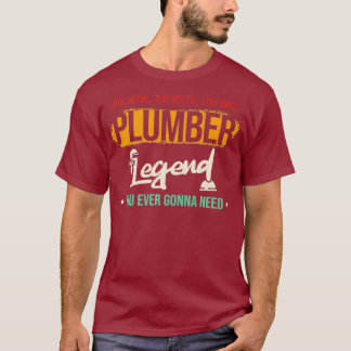 Mens Man Myth Legend Plumber Tech Klempbing T-Shirt