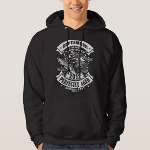 Mens Man Myth Legend September 2012 10. Geburtstag Hoodie