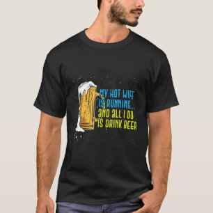Mens Marathon Running und Cross Country Runner Bie T-Shirt
