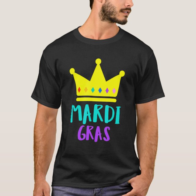 Mens Mardi Gras für Men Mardi Gras Outfits Mardi T-Shirt (Vorderseite)