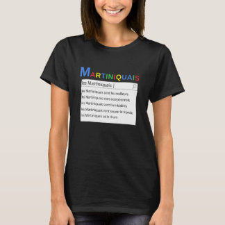 Mens Martiniquais perfekt humorvoll Martinique hum T-Shirt