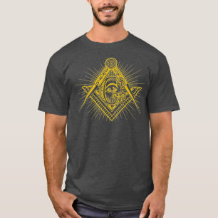 Mens Masonic Freemason Geschenke für Männer Plat T-Shirt