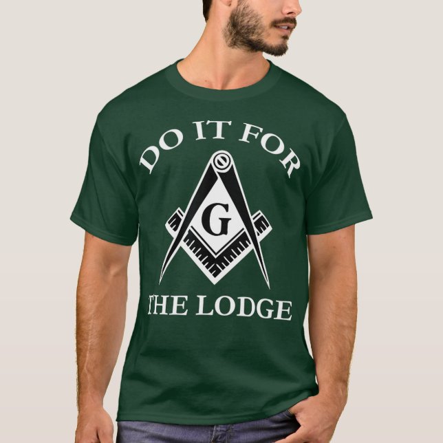Mens Masonic macht es für die Lodge Mason T-Shirt (Vorderseite)