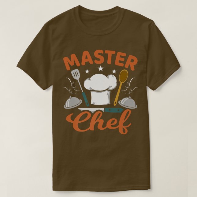 Mens Master Köche Cooking Funny Cook T-Shirt (Design vorne)